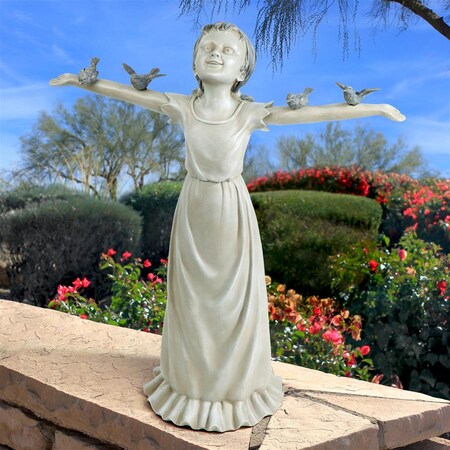 Design Toscano Basking in God's Glory Little Girl Statue: Large EU340125
